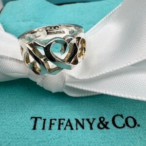 Vintage Tiffany & Co Paloma Picasso Loving Heart Ring Size 3.75